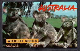 Japan 1V Koalas Australia Wildlife Series  Used Card - Selva