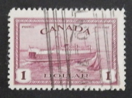 CANADA YT 224 OBLITERE "FERRY BOAT DU PRINCE EDOUARD" ANNÉE 1946 - Gebraucht