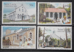 St. Lucia 2000, Christmas, MNH Stamps Set - St.Lucie (1979-...)