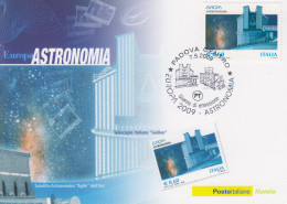 Carte Maximum  1er  Jour   ITALIE    Année  Internationale  De  L' Astronomie    EUROPA    2009 - 2009