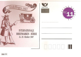CDV A 150 Czech Republic Sindelfingen Stamp Exhibition 2007 POST COACH - Cartes Postales