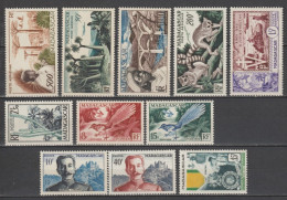 MADAGASCAR - 1952/54 - ANNEES COMPLETES AVEC POSTE AERIENNE * MLH - COTE Pour * =  112 EUR. - Nuovi