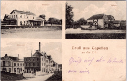 Gruss Aus Capellen An Der Erft , (u.a. Bahnhof) (Feldpost) - Grevenbroich