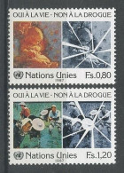 NU Genève 1987 N° 156/157 ** Neufs  MNH Superbes C 4.10 € Lutte Contre La Drogue Enfant Miroir Brisé Ouvriers Agricoles - Nuovi