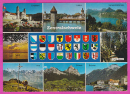 293646 / Switzerland - Zentralschweiz Einsiedein Luzern Titlis Schwyz Brunnen PC 1992 USED 70 C RABBIT Definitive Issues - Verzamelingen & Kavels