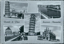 Bt647 Cartolina Ricordo Di Pisa Souvenir Toscana - Pisa