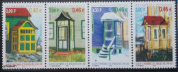 St. Pierre And Miquelon 2001, Porches, MNH Stamps Strip - Ongebruikt