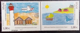 St. Pierre And Miquelon 2010, Children's Draw, MNH Stamps Strip - Neufs