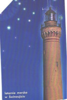 Poland:Used Phonecard, Telekomunikacja Polska S.A., 25 Units, Swinoujousie Lighthouse - Fari