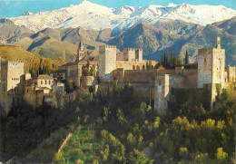 Espagne - Espana - Andalucia - Granada - Alhambra - Panorâmica De La Alhambra Y Sierra Nevada - Espana - CPM - Voir Scan - Granada