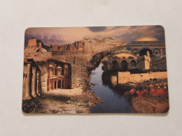 JORDAN-(JO-JPP-0018)-Jordanian Landmarks-(55)-(JD2)-(01778851)-(silver Chip)-used Card - Jordanie