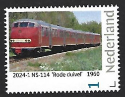 Nederland 2024-2    Trein Train  NS-114 'Red Devil '  Postfris/mnh/sans Charniere - Nuovi