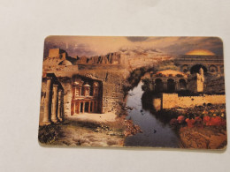 JORDAN-(JO-JPP-0018)-Jordanian Landmarks-(56)-(JD2)-(02523987)-(silver Chip)-used Card - Giordania