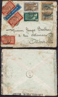 TOGO - Enveloppe Sans Courrier De Lomé Pour Alger - 22 Juin 1942 - CONTROLE POSTAL MILITAIRE - ROUSSEURS - Storia Postale