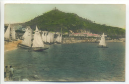 CPA (Cataluña - Gerona) - BLANES - Dia De Regatas - Jour De Régates - Bâteaux, Voiliers - Gerona