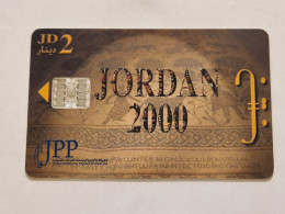 JORDAN-(JO-JPP-0023)-Mosaic Of Madaba 4-(60)-(JD2)-(01870227)-(silver Chip)-used Card - Giordania