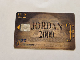 JORDAN-(JO-JPP-0023)-Mosaic Of Madaba 4-(61)-(JD2)-(01711110)-(silver Chip)-used Card - Jordan