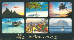 CPM ILE MAURICE - Trois Mamelles, Roche Bénitiers, Trou Aux Biches, Séga, Bain Boeuf, Dauphin - Maurice