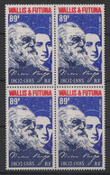 WALLIS ET FUTUNA - 1985 - N°YT. 329 - Victor Hugo - Bloc De 4 - Neuf Luxe ** / MNH / Postfrisch - Nuovi