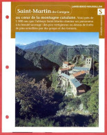 66 SAINT MARTIN DU CANIGOU Pyrenees Orientales Région Languedoc Roussillon Géographie Fiche Dépliante - Géographie