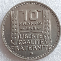 FRANKRIJK ; 10 FRANCS 1948B KM 908 UNC - 10 Francs