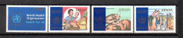 Kenia 1988 Satz 443/46 WHO 40 Jahre Postfrisch - Kenya (1963-...)