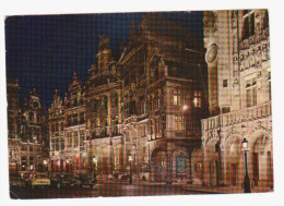 Brüssel, Bruxelles: Grand' Place Bei Nacht, Gel. 1975 - Brussels By Night