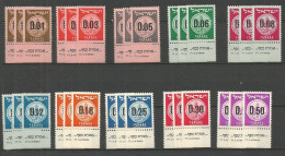 ISRAEL YVERT NUM. 164/173 ** CON TAB  FALTA UN VALOR PARA LA SERIE COMPLETA 3 UNIDADES DE CADA - Unused Stamps (with Tabs)