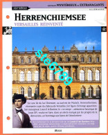 HERRENCHIEMSEE Allemagne  Histoire Chateaux  Fiche Dépliante Chateau - Géographie