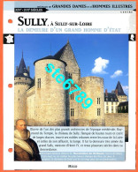 SULLY Sully Sur Loire Histoire Chateaux De France Fiche Dépliante Chateau - Géographie