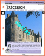 TRECESSON Bretagne Histoire Chateaux De France Fiche Dépliante Chateau - Géographie