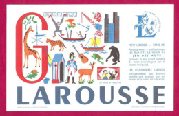 Buvard Ancien Larousse.   Lettre G. - Collections, Lots & Series