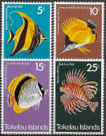 1975 Tokelau Islands Fishes 4v. MNH S.G. N. 45/48 - Other & Unclassified