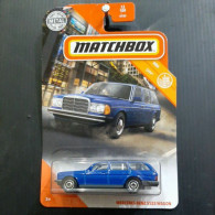 MERCEDES-BENZ WAGON 123  BLEU MATCHBOX - Matchbox (Mattel)