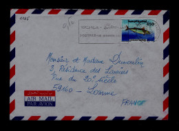Sp10372 Rep TUNISIENNE "postfax =une Transmission Ultra Rapide" Post Mail Courrier Fishes Poissons Faune Maritime Somme - Posta