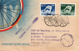 POLAND FDC 1956 9TH INTERNATIONAL CYCLING PEACE RACE ADDRESSED Bikes Bicycles Sports Transport - Wielrennen