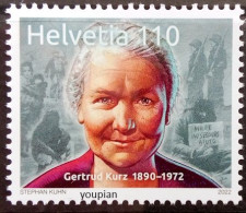 Switzerland 2022, 50th Death Anniversary Of Gertrud Kurtz, MNH Single Stamp - Ongebruikt