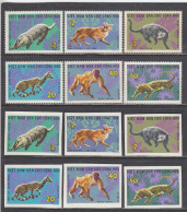 Vietnam Nord 1967 - Wild Animals, Mi-Nr. 475/80, Perf.+imperf., MNH** - Vietnam