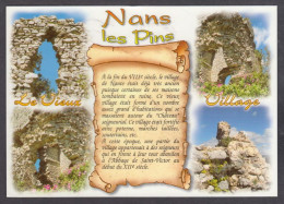 124701/ NANS-LES-PINS, Les Ruines Du Vieux Village Fortifié - Nans-les-Pins