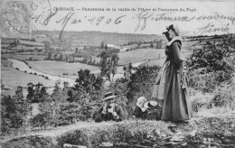 CARHAIX - Panorama De La Vallée De L'Hyer Et Costumes Du Pays - Carhaix-Plouguer