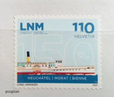 Switzerland 2022, 150 Years Shipping, MNH Single Stamp - Neufs