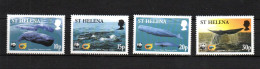 St Helena 2003 Satz WWF/Walfische/Whales Postfrisch - Sainte-Hélène