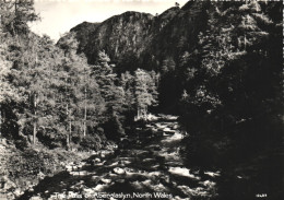 GWYNEDD, PASS OF ABERGLASLYN, MOUNTAIN, WALES, UNITED KINGDOM, POSTCARD - Gwynedd