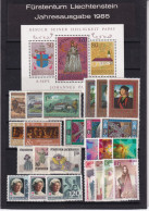 1985 Liechtenstein Kompletter Jahrgang - Postfrisch/**/MNH - Années Complètes