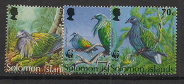 SOLOMON ISL. - 1993 - N°YT. 799 à 801 - Pigeon / WWF - Neuf Luxe ** / MNH / Postfrisch - Duiven En Duifachtigen