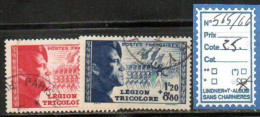 FRANCE OBLITERE - N° 565/66 - Used Stamps