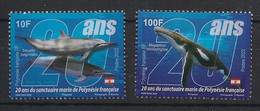 POLYNESIE - 2022 - N°YT. 1309 à 1310 - Sanctuaire Marin - Neuf Luxe ** / MNH / Postfrisch - Unused Stamps