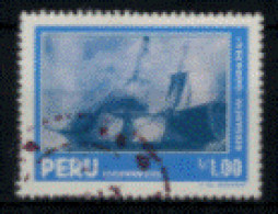 Pérou - "Hommage à La Marine Nationale : Brigantin"Gamarra" - Oblitéré N° 844 De 1986 - Perù