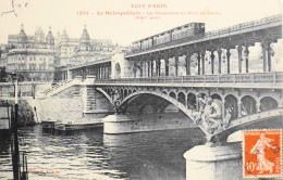 CPA - TOUT PARIS - N° 1394 - Le Métropolitain - La Passerelle Du Pont De Passy (XVIe Arrt.) 1907 - Coll. F. Fleury - TBE - Stations, Underground