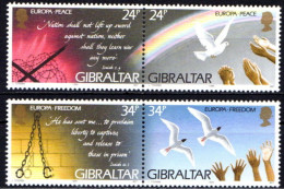 Gibraltar 1995 Europa CEPT Set MNH - 1995